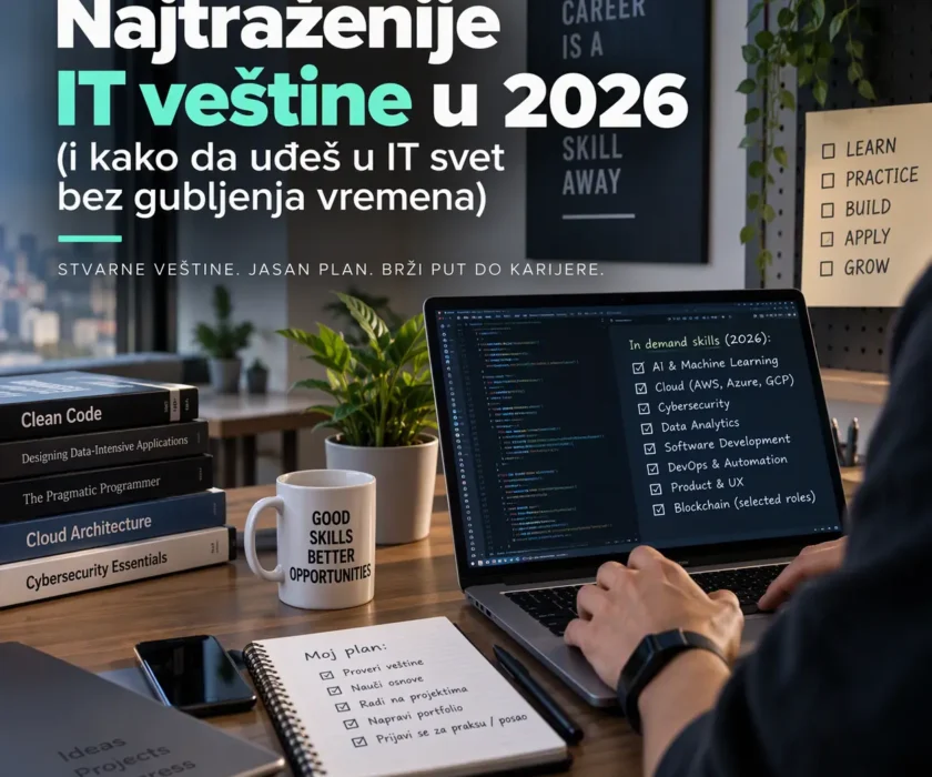 Najtraženije IT veštine u 2026
