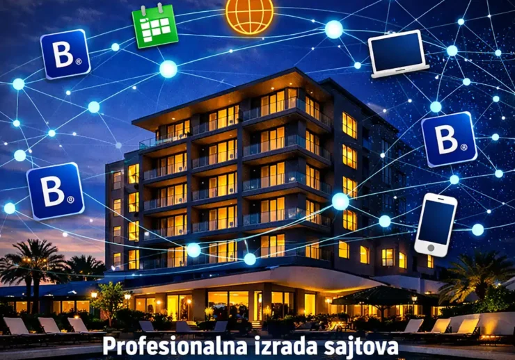 izrada sajtova za hotele i apartmane uz Booking.com integraciju