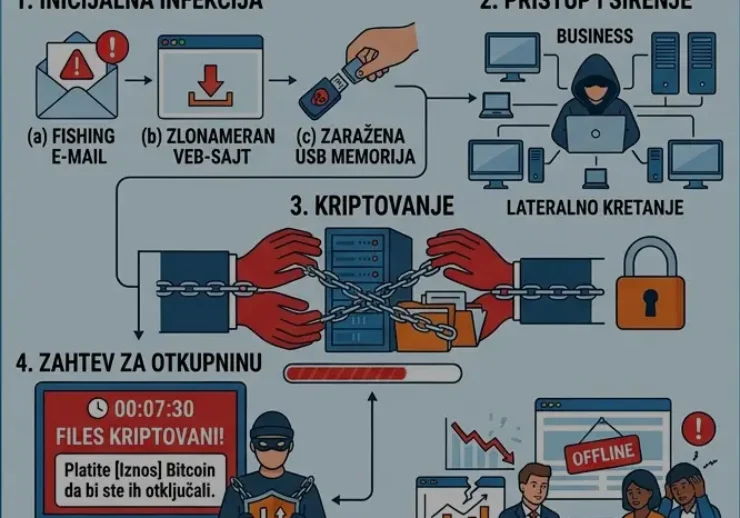 Ransomware – Najopasnija sajber pretnja modernog poslovanja i kako da je sprečite
