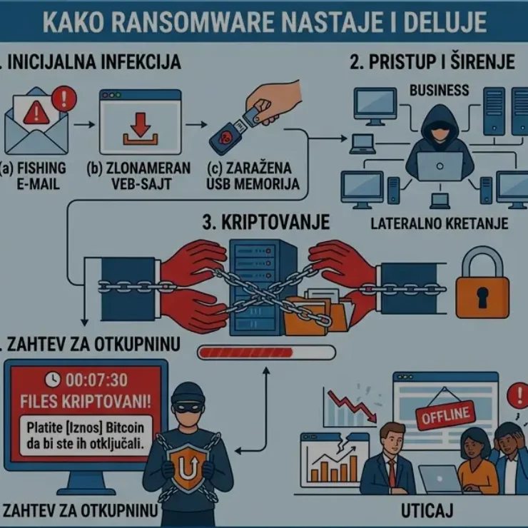 Ransomware – Najopasnija sajber pretnja modernog poslovanja i kako da je sprečite