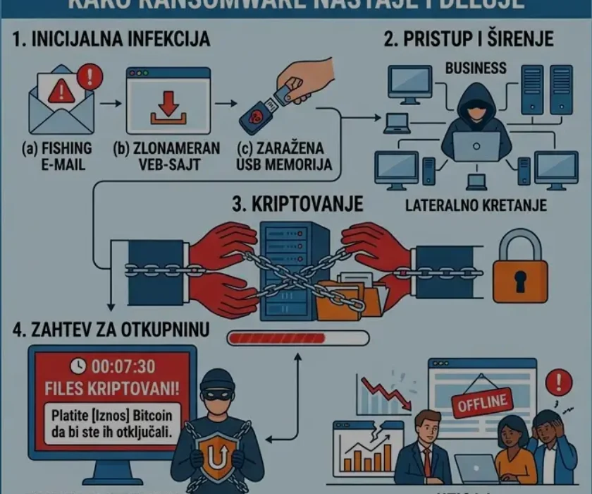 Ransomware – Najopasnija sajber pretnja modernog poslovanja i kako da je sprečite