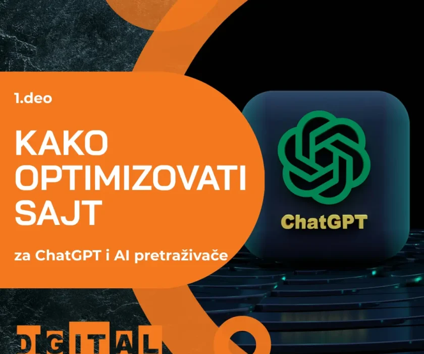 Kako optimizovati sajt za ChatGPT i AI pretraživače 1.deo